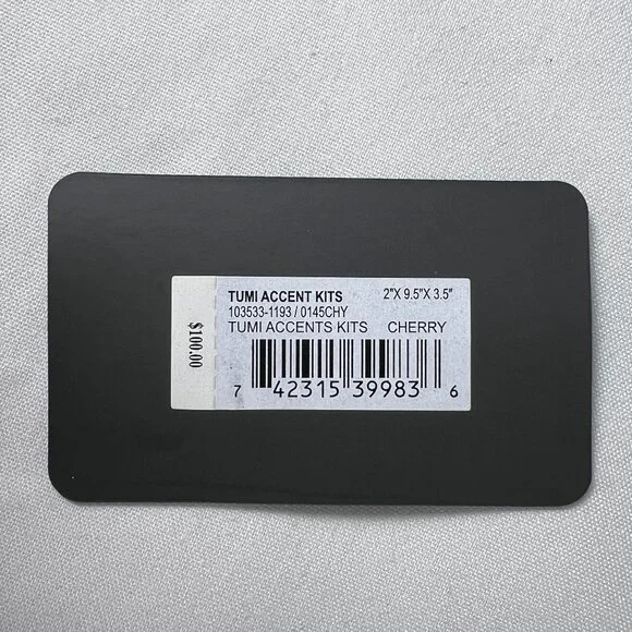 TUMI Cherry Accent Kit New with Tag - Picture 7 of 7